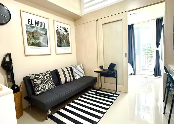 Appartement Modern Makati Premium 1 Bedroom At Jazz Residences Manille